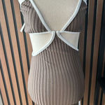 Urban Outfitters  sexy dress brown and white beach outfit size xs NWT mini dress Photo 0