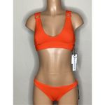 Robin Piccone New.  sunrise orange bikini. Small. Retails $168 Photo 2
