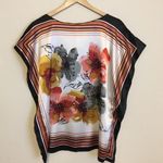 Tovia | Handkerchief Vintage Floral Blouse Top Multiple Size M Photo 1