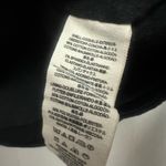 Free People  Drape Front Coated Denim Moto Jacket Size 4 Black Photo 5