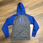 Under Armour IMG academy fleece lined hoodie -  gray with blue size small Photo 0
