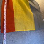 VERA BY VERASHEER ORANGE YELLOW Gray Silk Blend SCARF Photo 6