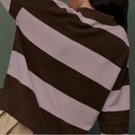 Striped Brown and Lavender Women's Rugby Photo 2