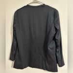 Helmut Lang  Black cotton casual one button blazer jacket cardigan Photo 2