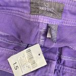 Chico's Chico’s So Slimming Roll Cuffed Jeans in Atomic Purple Photo 4