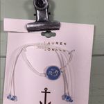 LC Lauren Conrad 🆕  Blue & White Anchor Bracelet Photo 4