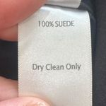 Ecru  Suede Leather 5-Pocket Jeans Pants Brown Size 4 Photo 5