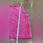 SKIMS Stretch Cotton Jersey Mock Neck Tank pink size XL Photo 7