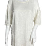 Aritzia ‎ Wilfred Free Shirt Womens Small White 100% Linen Neutral Minimalist Photo 0