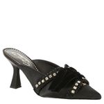 Circus by Sam Edelman NEW  Tristyn Heeled Mule Pump Velvet Bow Studded Pointed 10 Photo 3