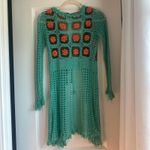 BOUTIQUE Beach Cover up/Cardigan Granny Squares xs Green Photo 2
