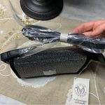 NWT Valentino Orlandi Studded Crossbody Bag flap front Retail $200 Black Photo 1