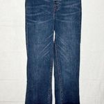 Spanx Cropped Flare Denim Jeans Raw Edge Hem Rise Sz XS (25x26) 20231R Photo 0