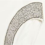 DAVID KOMA Glass Embellished Strapless Crystal Trim Dress, Size 2 New w/Tag White Photo 11