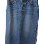 Levi's  Blue Denim Skirt Sz 30 High Rise Photo 0