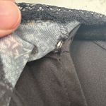 Isaac Mizrahi  Floral Black Lace‎ Trim Button Down Sheer Top Size 2X Photo 3