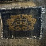 CAbi Artsy Jean Jacket with snap closures and unique Vintage Buttons Size M Photo 7