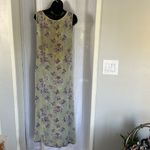 REVERSABLE CHIFFON MAXI SHIFT DRESS Sz S/M Size M Photo 5