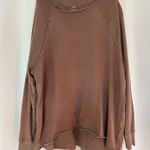 Aerie L Brown  Sweatshirt Top  Photo 0