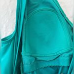 Lands' End Land’s End Women's Petite Side Tie Mini Green/Floral Swim Dress Swimsuit; 12P Photo 5