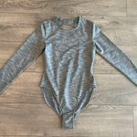 A.P.C. Gray Long Sleeve Bodysuit Photo 3