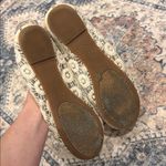Lucky Brand  Cream Lace Ballet Flats Size 8 Photo 3