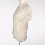 Sheer Ivory Lace V Photo 5