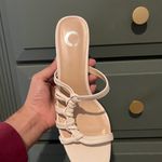 Journee Collection Express x Journee Off White Strappy Heel  Photo 1