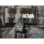 Fashionova Black High Rise Wide Leg Cargo Jeans Size 13 Photo 2