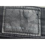 American Eagle Next Level Stretch‎ Black Distressed Ripped Skinny Jeans Size 2 Photo 6