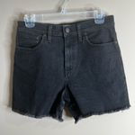 Madewell black denim jean short cut offs size 27 Photo 0