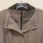 Gallery Vintage Women's Long Tan Jacket Trench Coat Photo 3