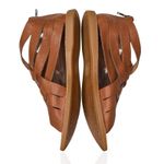 Born Iwa Woven Gladiator Sandals Criss Cross Leather Womens 10 M Brown Back Zip Photo 7