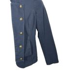 Tommy Hilfiger  Navy Military Band Jacket Gold Buttons Cropped Size Medium Photo 6