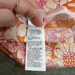 J.Crew  NWT Tie Front Cotton Poplin Midi Dress Orange Floral Women’s Sz XS Party Photo 7