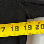 Chico's  Travelers Size 2 US Large Velvet Trim Black Open Front Cardigan Jacket Photo 5