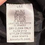 Trina Turk  SILK PINK SLEEVELESS BLACK KNIT PENCIL SKIRT DRESS 4 Photo 7