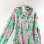 Lilly Pulitzer UPF 50+ Skipper Popover Floral Pullover Sweatshirt Surf Blue XL Photo 8