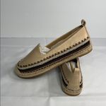 Chico's  Tan Espadrille Flats with Jute Sole Photo 4