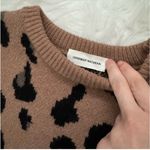 Goodnight Macaroon  Richie Leopard Print Chunky Knit Pullover Sweater Photo 3