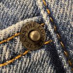 The Kooples  Lizy Jeans Black Leather Belt Loops High Rise BLU01 Wash Size 28 Photo 7