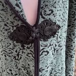 Soft Surroundings  chenille jacquard Sweater jacket coat duster size small Photo 5