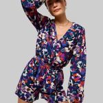 Evereve NWT  Hadley Shorts Romper Abstract Floral Size Small Retail $109.00 Photo 0