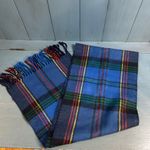 Source Unknown Blue/Multicolor Plaid Tartan Winter Scarf Photo 1