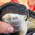 Celebrity Pink Denim Shorts Frayed Hem Blue Jeans Women Size 1/25 Photo 2