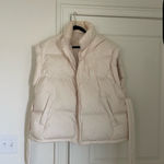 The Frankie Shop  Cream Puffer Jacket/vest Photo 0