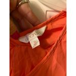 Decree NWOT  XL high low tunic top bright coral color Photo 2