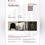 Burberry  London Women’s Black Corduroy Jacket Size 6 Photo 15