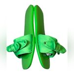 Kate Spade Green Bernadette Bow Tie Flat Sandals Size 5.5 NWOB Photo 9