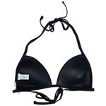 Aerie Perky Padded Push Up Triangle String Bikini in True Black S NWT Photo 1